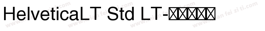 HelveticaLT Std LT字体转换